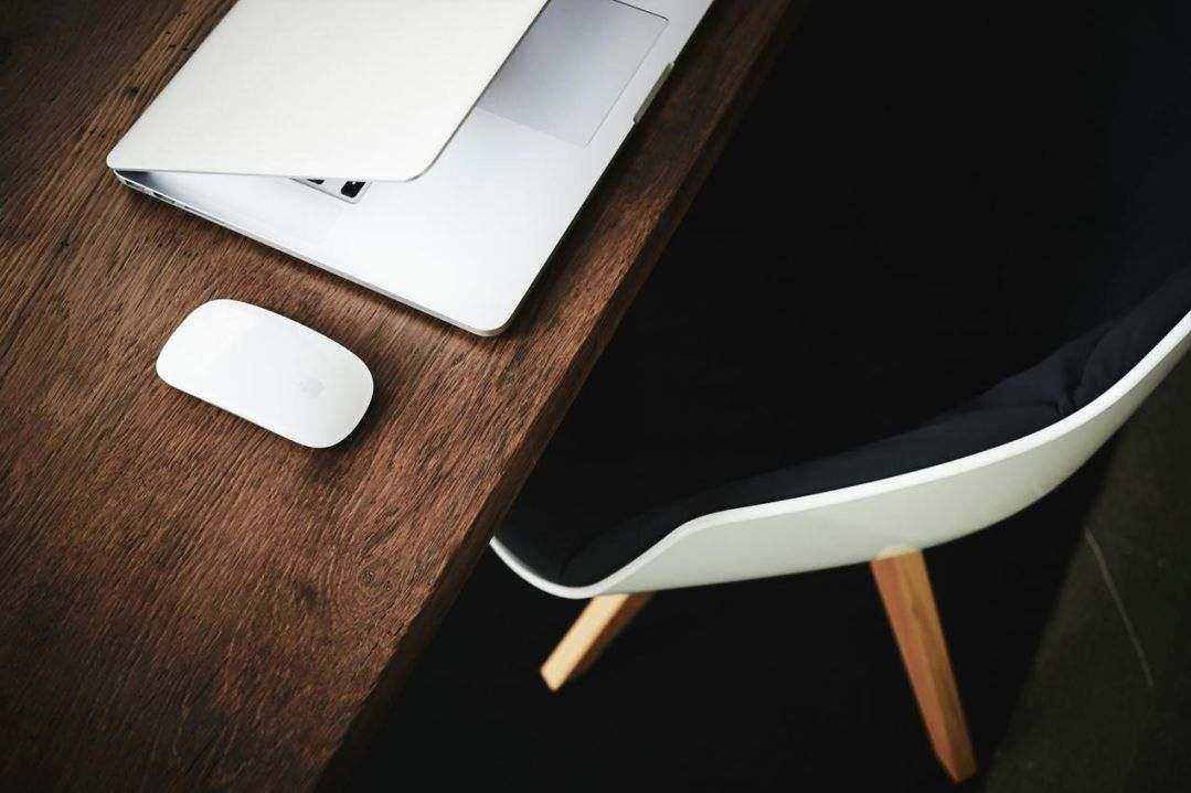 Desk organiser and accessories on a tidy desk